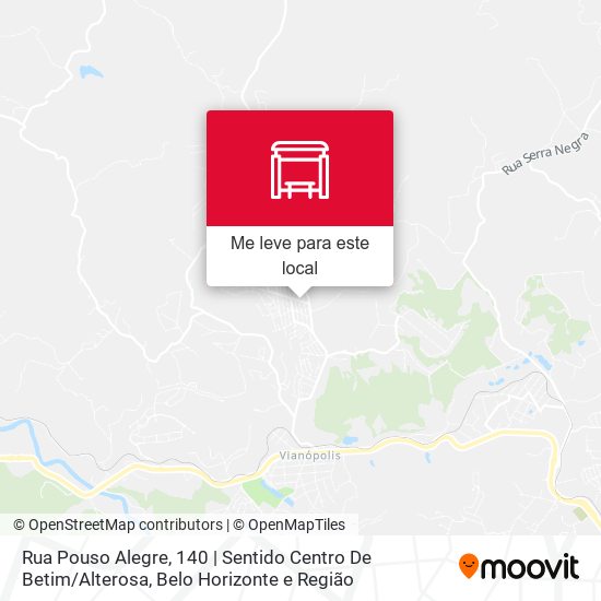 Rua Pouso Alegre, 140 | Sentido Centro De Betim / Alterosa mapa