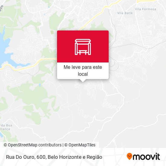 Rua Do Ouro, 600 mapa