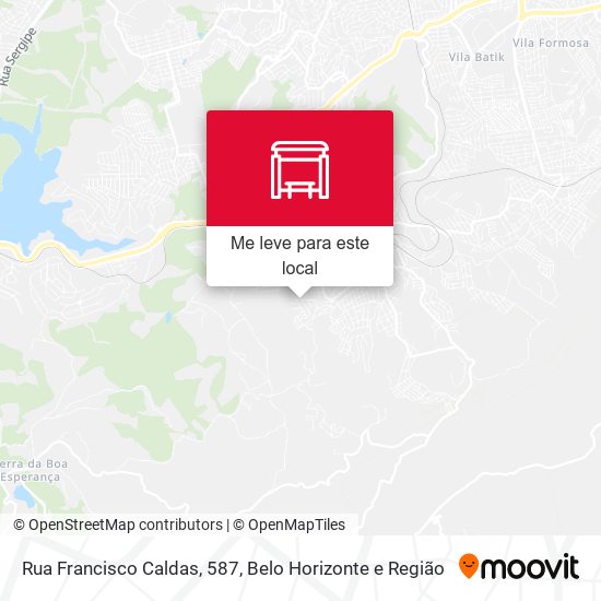 Rua Francisco Caldas, 587 mapa