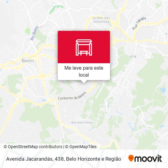 Avenida Jacarandás, 438 mapa