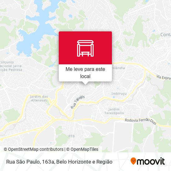 Rua São Paulo, 163a mapa