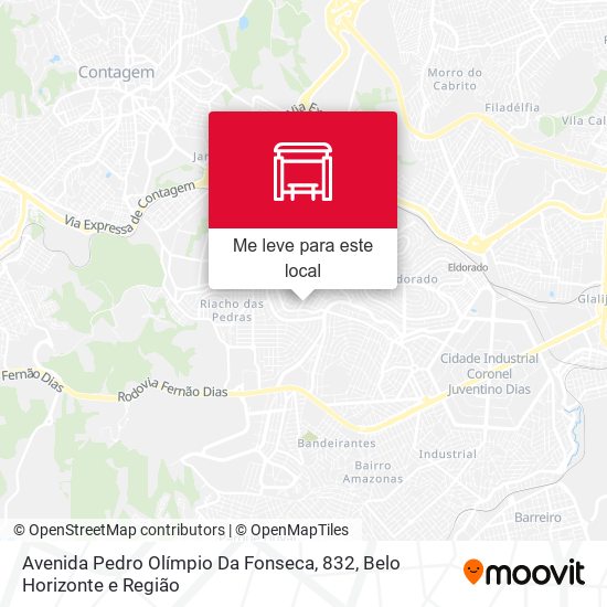 Avenida Pedro Olímpio Da Fonseca, 832 mapa