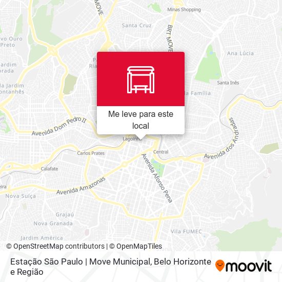 Estação São Paulo | Move Municipal mapa