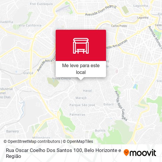 Rua Oscar Coelho Dos Santos 100 mapa