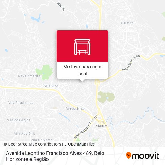 Avenida Leontino Francisco Alves 489 mapa