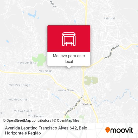 Avenida Leontino Francisco Alves 642 mapa