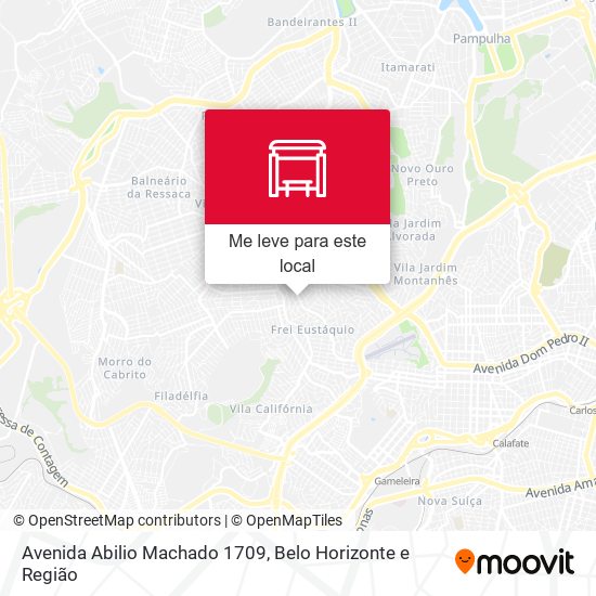 Avenida Abilio Machado 1709 mapa