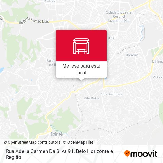 Rua Adelia Carmen Da Silva 91 mapa