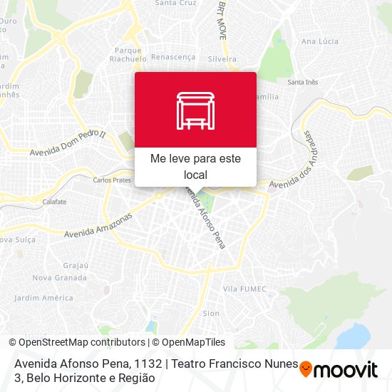 Avenida Afonso Pena, 1132 | Teatro Francisco Nunes 3 mapa