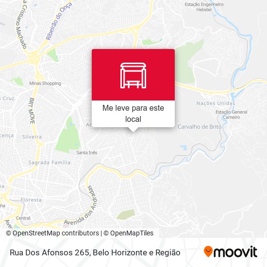 Rua Dos Afonsos 265 mapa