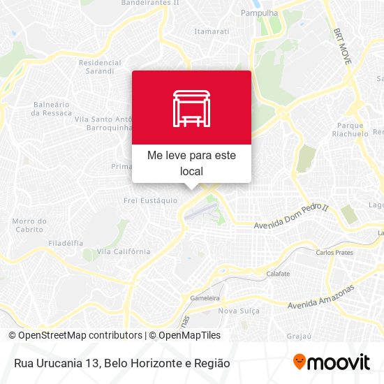 Rua Urucania 13 mapa