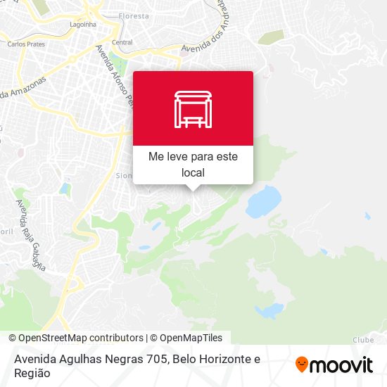Avenida Agulhas Negras 705 mapa