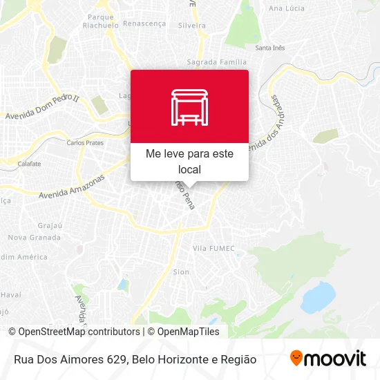 Rua Dos Aimores 629 mapa