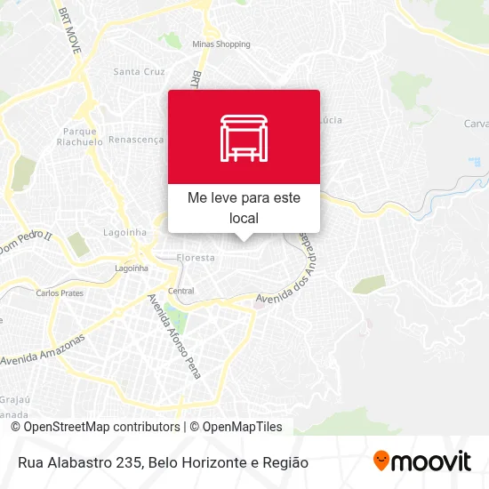 Rua Alabastro 235 mapa