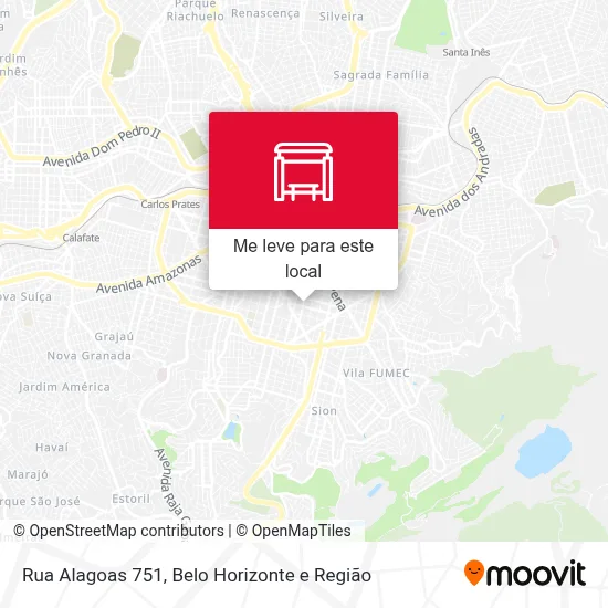 Rua Alagoas 751 mapa