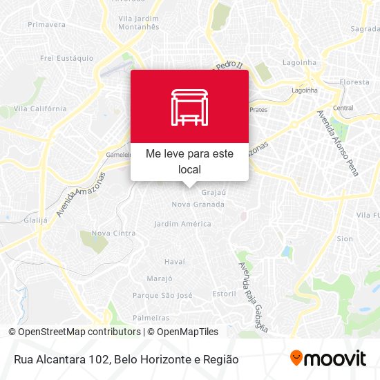 Rua Alcantara 102 mapa