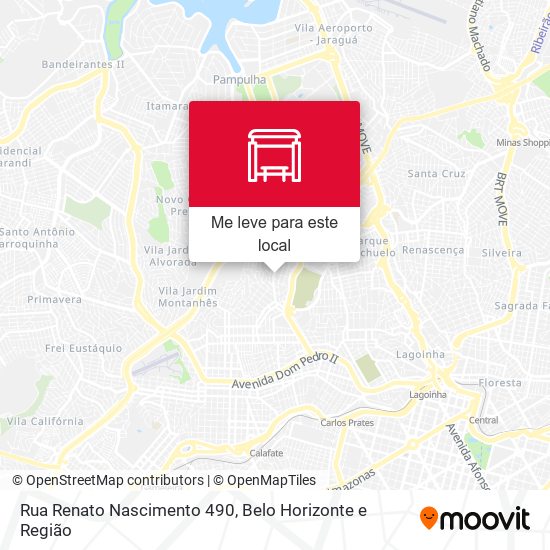 Rua Renato Nascimento 490 mapa