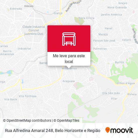 Rua Alfredina Amaral 248 mapa