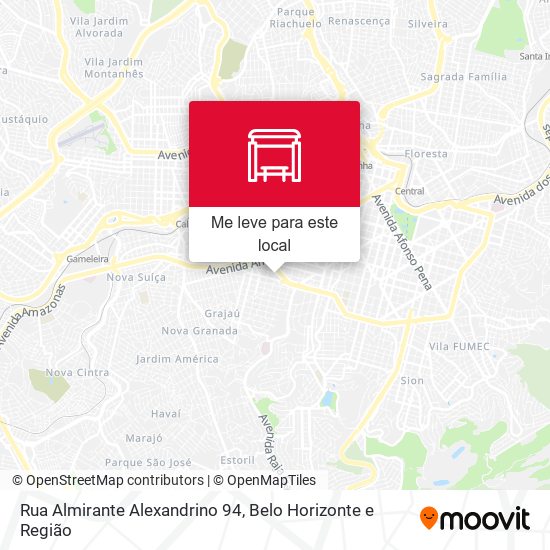 Rua Almirante Alexandrino 94 mapa