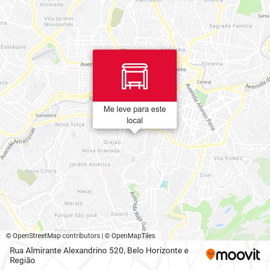 Rua Almirante Alexandrino 520 mapa