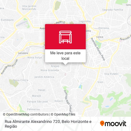 Rua Almirante Alexandrino 720 mapa