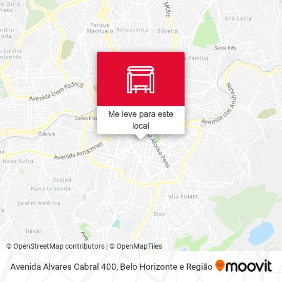 Avenida Alvares Cabral 400 mapa