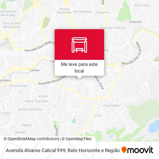 Avenida Alvares Cabral 999 mapa