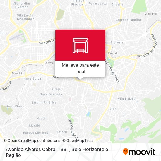 Avenida Alvares Cabral 1881 mapa