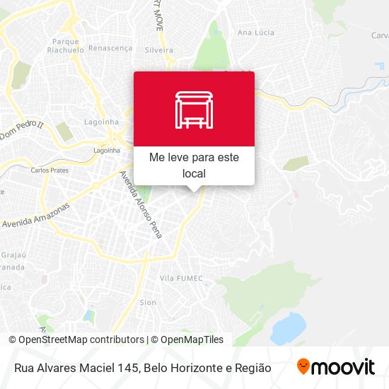 Rua Alvares Maciel 145 mapa