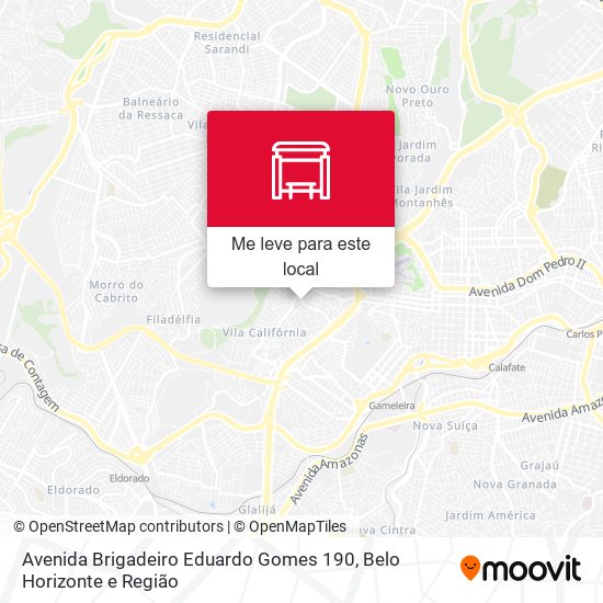 Avenida Brigadeiro Eduardo Gomes 190 mapa