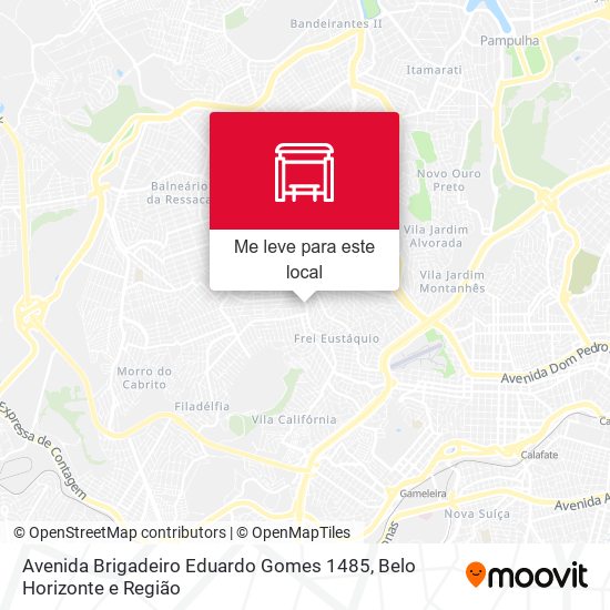 Avenida Brigadeiro Eduardo Gomes 1485 mapa