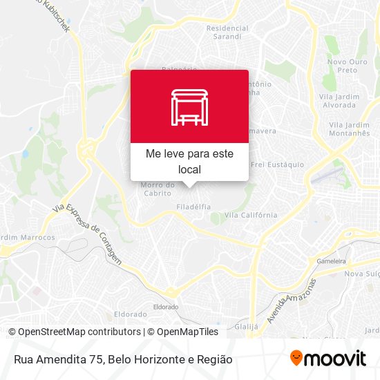 Rua Amendita 75 mapa