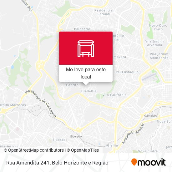 Rua Amendita 241 mapa