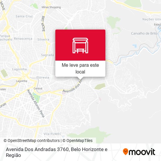Avenida Dos Andradas 3760 mapa