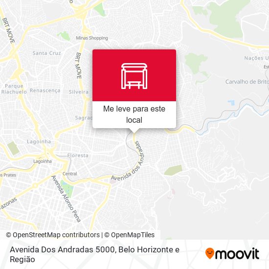 Avenida Dos Andradas 5000 mapa