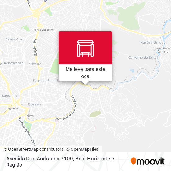 Avenida Dos Andradas 7100 mapa