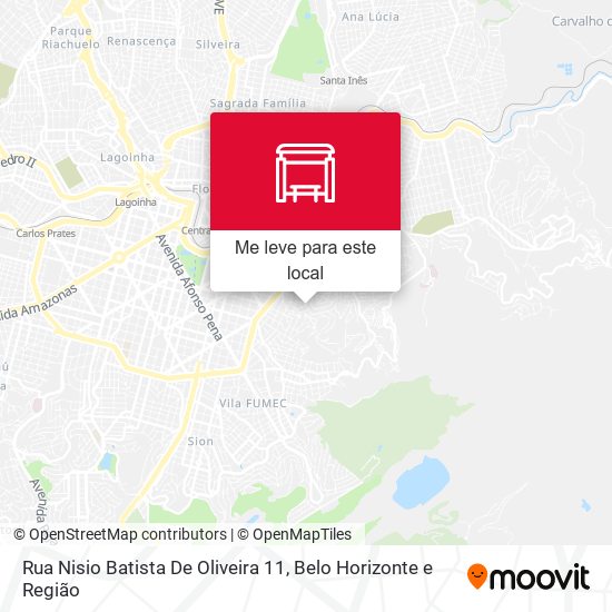 Rua Nisio Batista De Oliveira 11 mapa