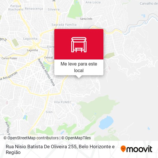 Rua Nisio Batista De Oliveira 255 mapa