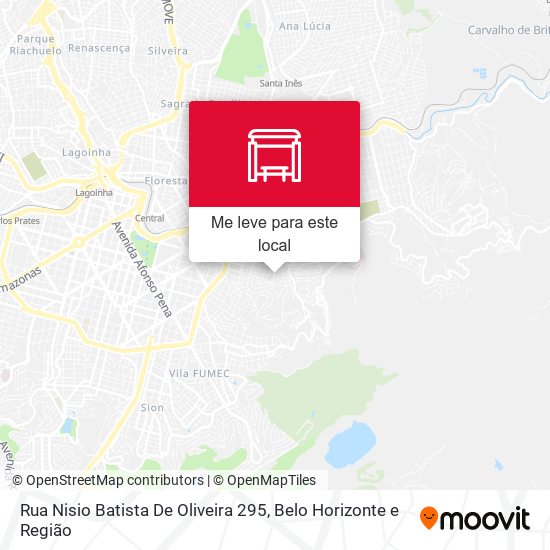 Rua Nisio Batista De Oliveira 295 mapa