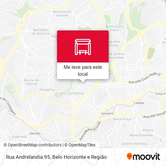 Rua Andrelandia 95 mapa