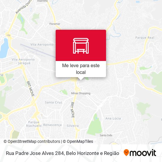 Rua Padre Jose Alves 284 mapa
