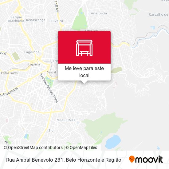 Rua Anibal Benevolo 231 mapa