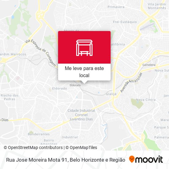 Rua Jose Moreira Mota 91 mapa