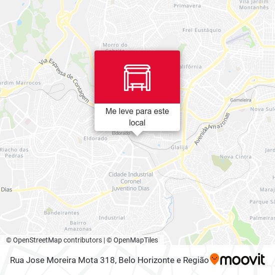 Rua Jose Moreira Mota 318 mapa