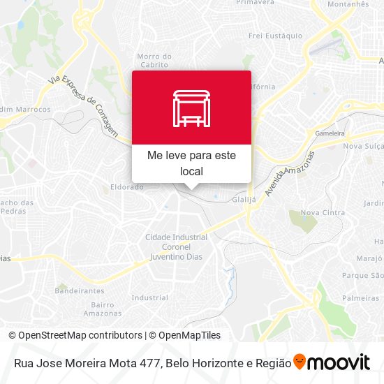 Rua Jose Moreira Mota 477 mapa