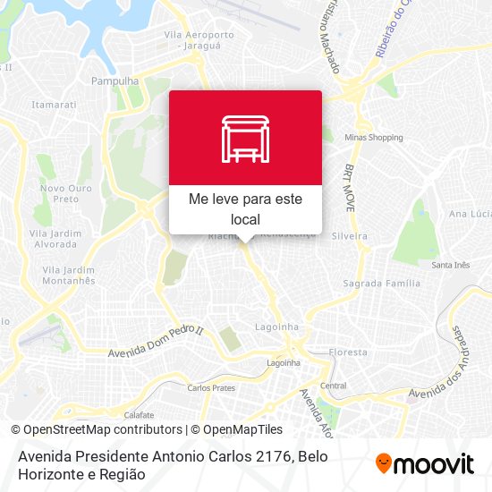 Avenida Presidente Antonio Carlos 2176 mapa