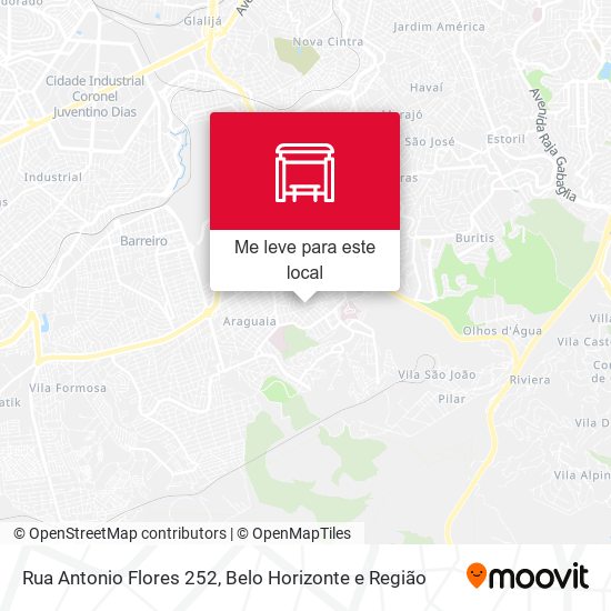 Rua Antonio Flores 252 mapa