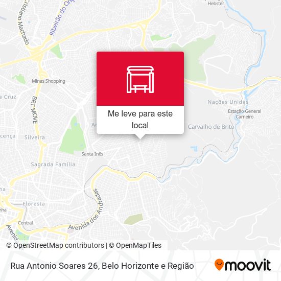 Rua Antonio Soares 26 mapa