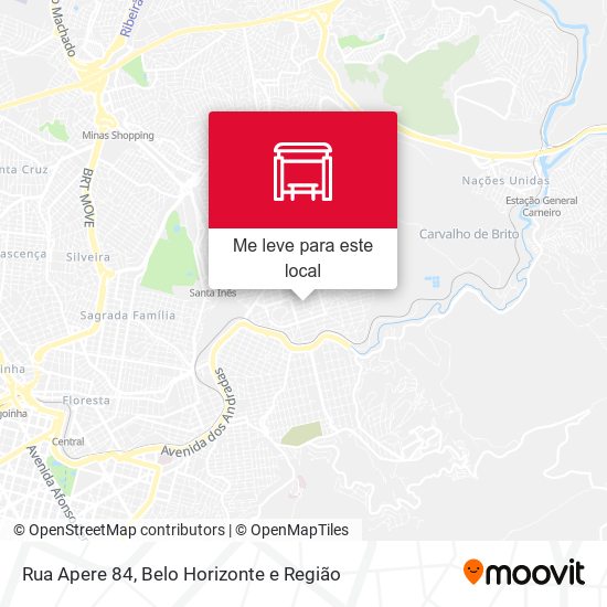Rua Apere 84 mapa