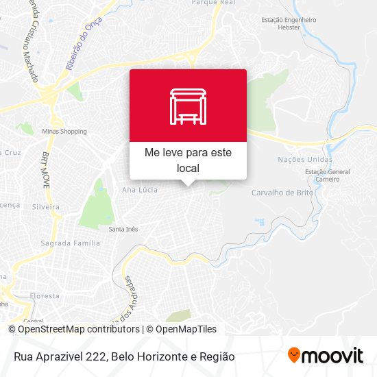 Rua Aprazivel 222 mapa
